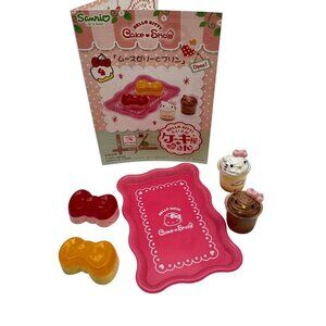 Re-Ment Sanrio Hello Kitty Cake Shop Set 4  Miniature Retired Rare 2012